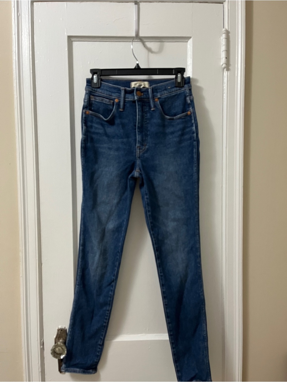 10” High Rise Skinny Madewell Jeans